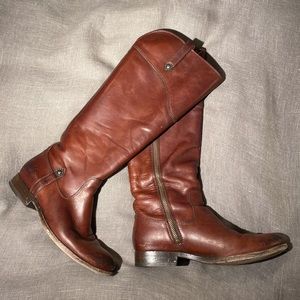 Frye Tall Leather Riding Boots